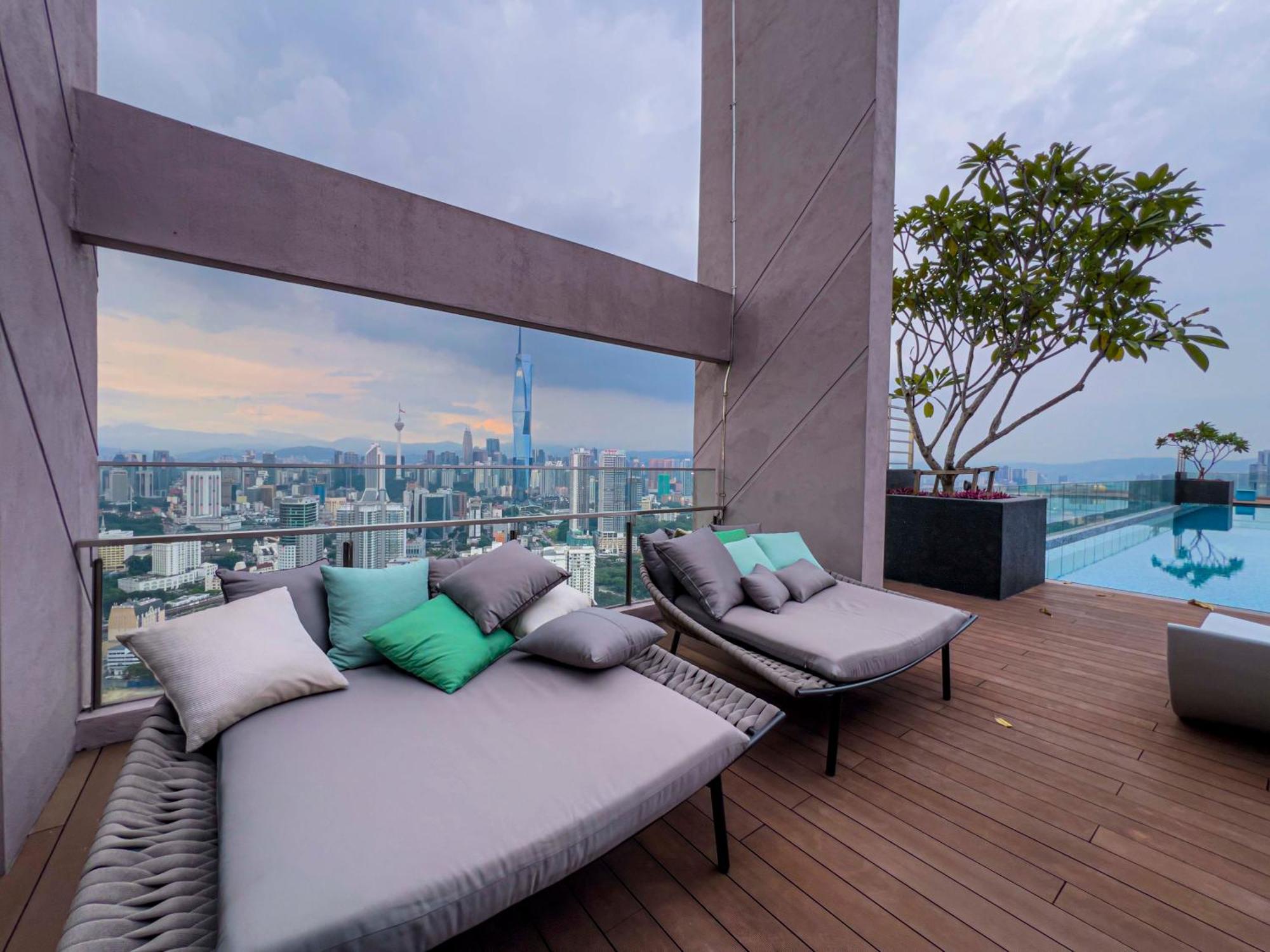 Sky Pool Suites Kl Sentral - Riveria City 쿠알라룸푸르 외부 사진