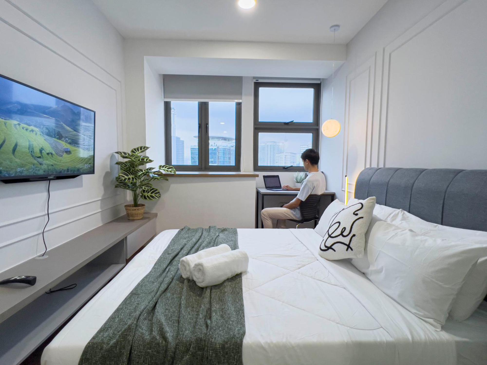 Sky Pool Suites Kl Sentral - Riveria City 쿠알라룸푸르 외부 사진